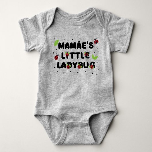 Mamãe's Little Ladybug - Cute Romper (Voorkant)