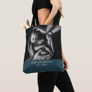 'Mamaleven begint' Baby Shower, Verjaardag, Moeder Draagtas