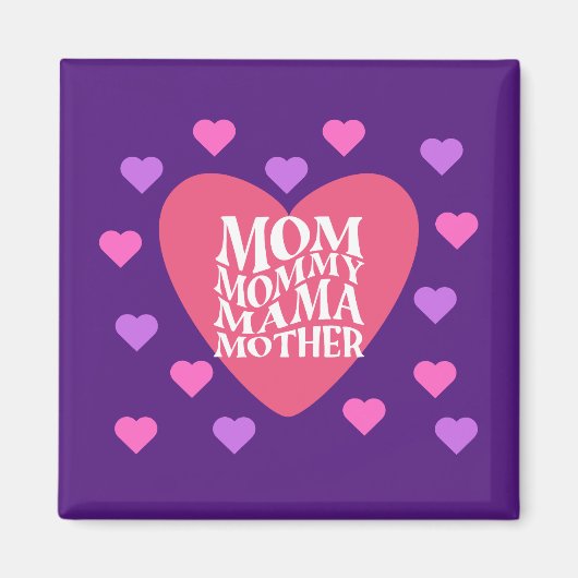 Maman a beaucoup de noms aimant (Devant)