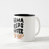 Maman a besoin de café Citer Mug (Devant droit)