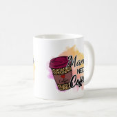 Maman a besoin de café Mug (Devant droit)