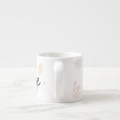Maman a besoin de café - Mug de café floral (Dos)