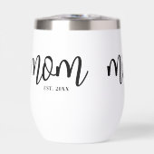 Maman a établi le script noir de la mère (Avant)