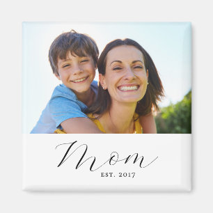 Maman a établi un aimant de cadeau photo