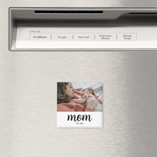 Maman a établi un aimant de cadeau photo (In Situ (Lave-vaisselle))