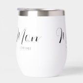 Maman a établi un script et une année personnalisé (Droite)