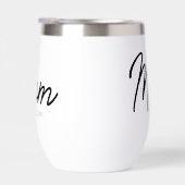 Maman a établi un script noir minimal élégant (Droite)