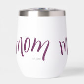 Maman a établi un script personnalisé année blanc (Avant)