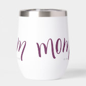 Maman a établi un script personnalisé année blanc (Arrière)