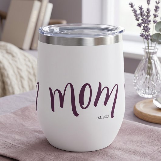 Maman a établi un script personnalisé année blanc