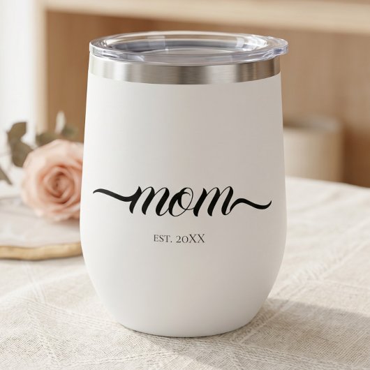 Maman a établi un script personnalisé Année Mère