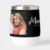 Maman a établi un script photo noir (Arrière)