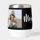 Maman a établi un script photo noir (Arrière)