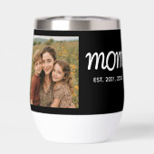 Maman a établi un script photo noir (Arrière)