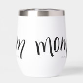 Maman a établi une coutume année blanche chic (Arrière)