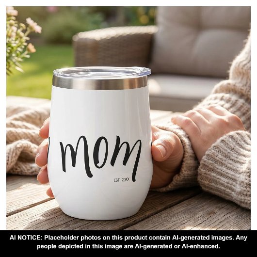 Maman a établi une coutume année blanche chic