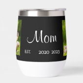 Maman a établi une photo noire de script (Gauche)