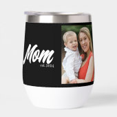 Maman a établi une photo noire Script (Droite)