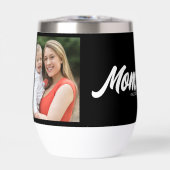 Maman a établi une photo noire Script (Avant)