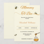 Maman À Être Baby shower Invitation (Devant / Derrière)