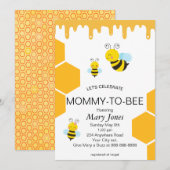 Maman à être Baby shower Invitation (Devant / Derrière)