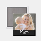 Maman a fondé un aimant photo (Recto/Verso)