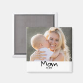 Maman a fondé un aimant photo (Recto/Verso)