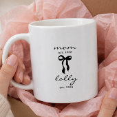 Maman à Lolly Mug Arc Rose Rayures