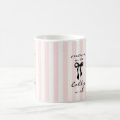 Maman à Lolly Mug Arc Rose Rayures (Centre)