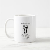 Maman à Lolly Mug Arc Rose Rayures (Gauche)