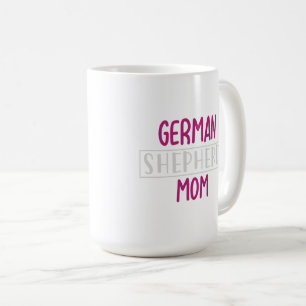 Maman allemande amateur de chien drôle Tasse à caf