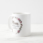Maman = Amour inconditionnel - Mug Pour la journée (Devant gauche)