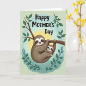 Maman Arboricole Aime Carte (Fleur jaune)