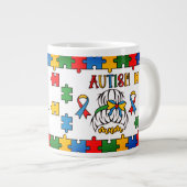 Maman autiste - Mug Jumbo (Devant droit)