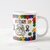 Maman autiste - Mug Jumbo (Droite)