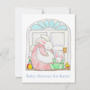 Maman, Baby Bunny et invitation de poussette