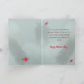 Maman & Baby Giraffes mignonne carte de fête des m (Intérieur)