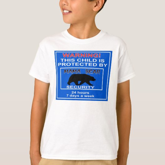 Maman Bear Security T-shirt (Devant)