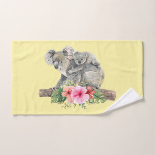 Maman & Bébé Koala Ours Aquarelle mignonne