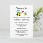 Maman Bee - Invitation à la Baby Shower (Debout devant)