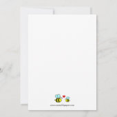Maman Bee - Invitation à la Baby Shower (Dos)