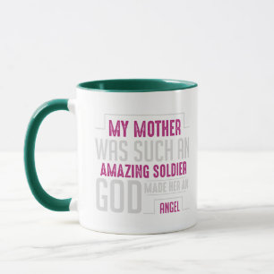 Maman bénie Mug de voyage typographie florale rose