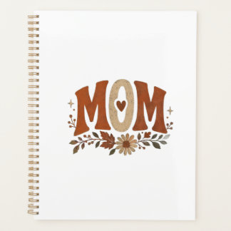 Maman Bohème Floral Terracotta Rétro Terne Sauvage