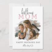 Maman bonite moderne | Photo Carte de vacances pou (Devant)