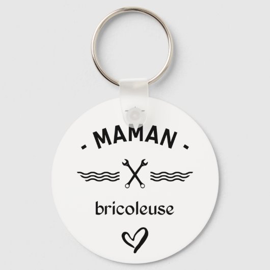 Maman bricoleuse sleutelhanger (Voorkant)