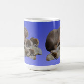 Maman Capybara Avec Bébés, Café Mug (Centre)