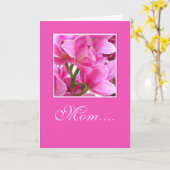 Maman... - Carte (Fleur jaune)