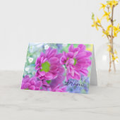 Maman ~ Carte de fête des mères (Fleur jaune)