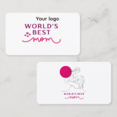 Maman carte de visite meilleure (Devant / Derrière)