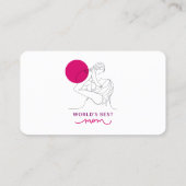 Maman carte de visite meilleure (Dos)